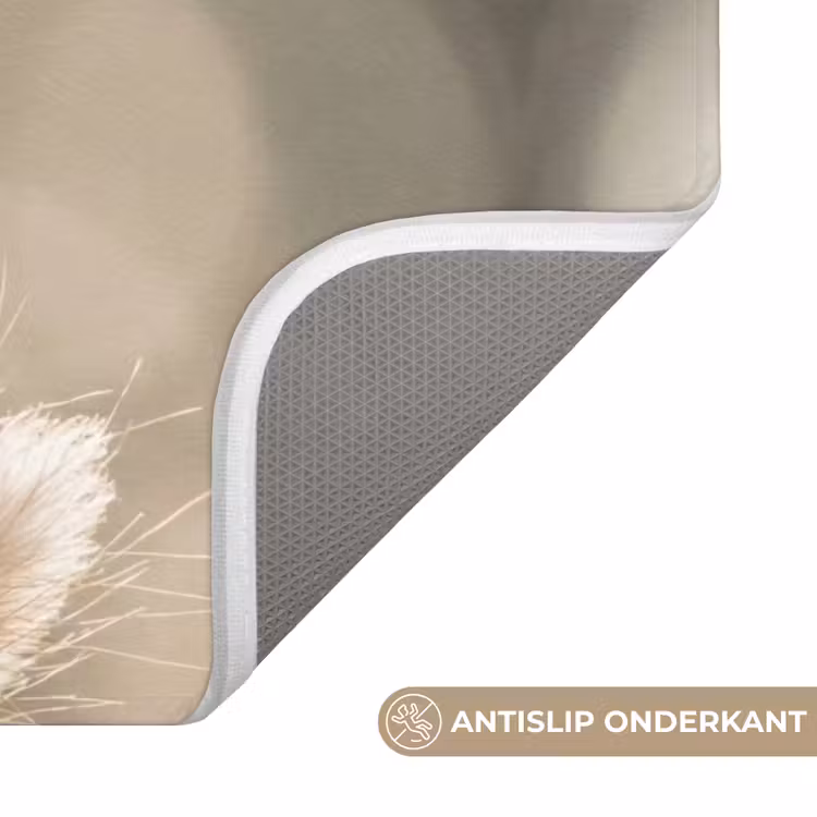 Hazestaartgras - Wit - Zonlicht Badmat klein -USP_AntislipNL