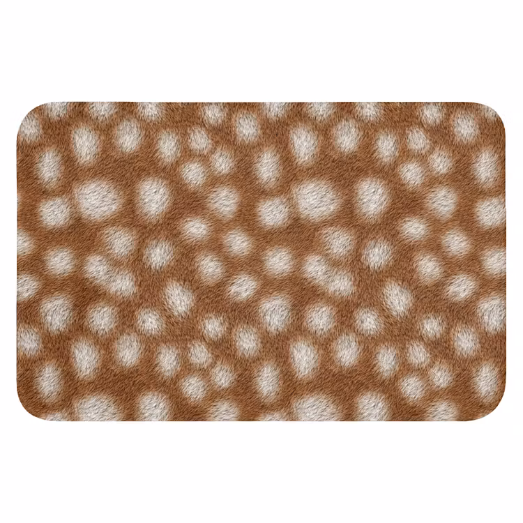 Hert - Vacht - Bruin Badmat klein 997 -3d