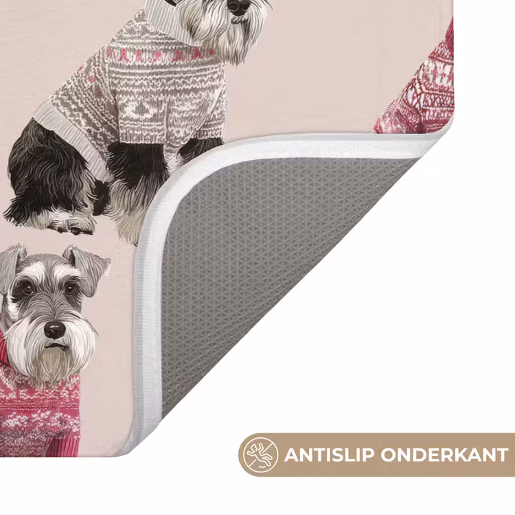 Honden - Truien - Rood Badmat klein 997 -USP_AntislipNL