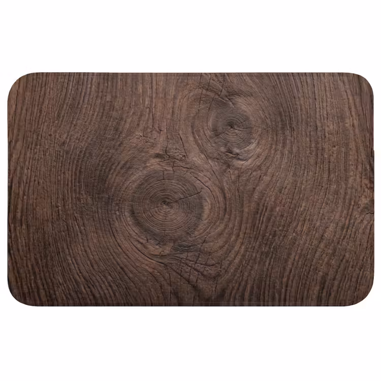 Houtnerf - Textuur - Patroon - Bruin - Rustiek Badmat klein -3d
