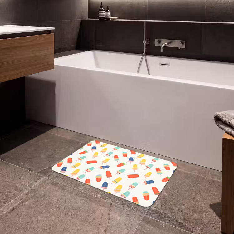 IJsjes - Speels - Kleurrijk Badmat klein 997 -sfeer3