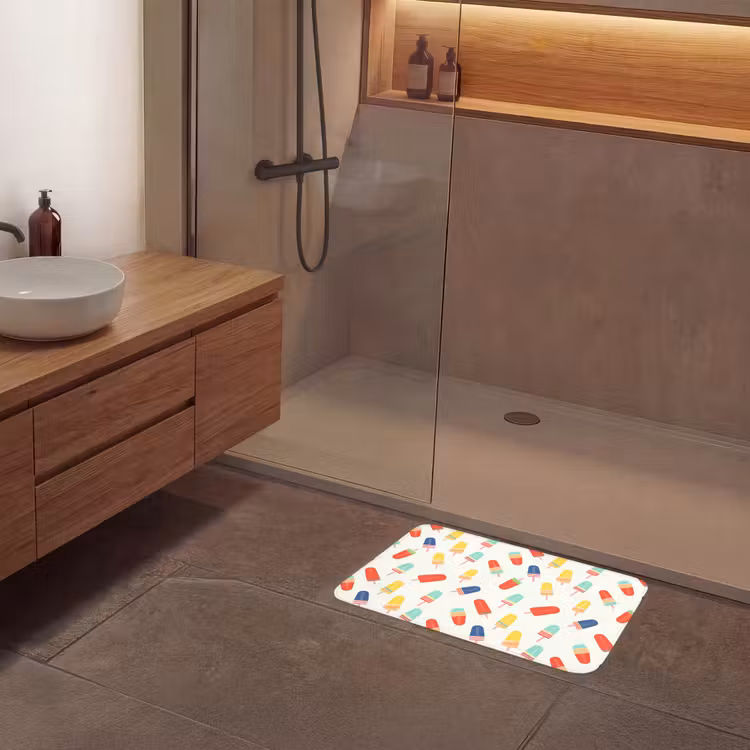 IJsjes - Speels - Kleurrijk Badmat klein 997 -sfeer2