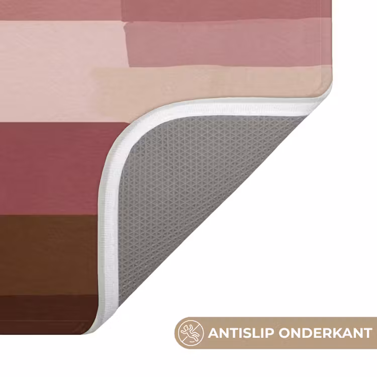 Illustratie - Bloemen - Vlakken - Abstract Badmat klein -USP_AntislipNL