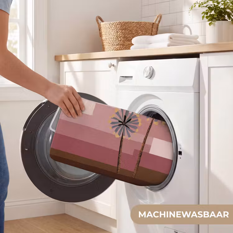 Illustratie - Bloemen - Vlakken - Abstract Badmat klein -USP_WasbaarNL