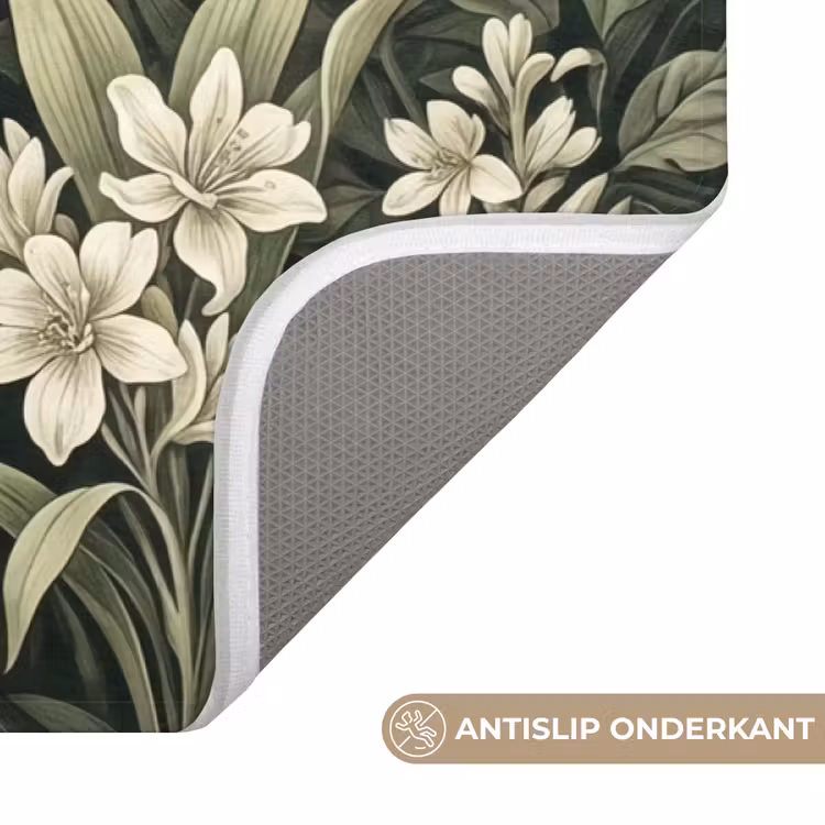 Jungle - Bladeren - Botanisch - Groen Badmat middel -USP_AntislipNL