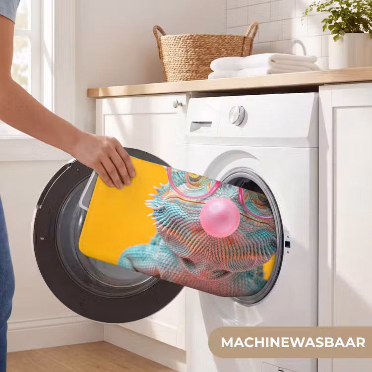 Kameleon - Kauwgom - Kleurrijk Badmat klein -USP_WasbaarNL