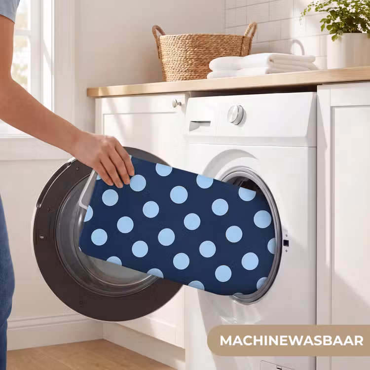 Klassiek - Dots - Blauw Badmat klein 997 -USP_WasbaarNL