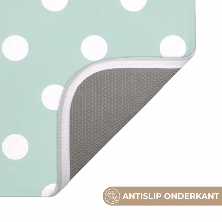 Klassiek - Polka - Groen Badmat klein 997 -USP_AntislipNL