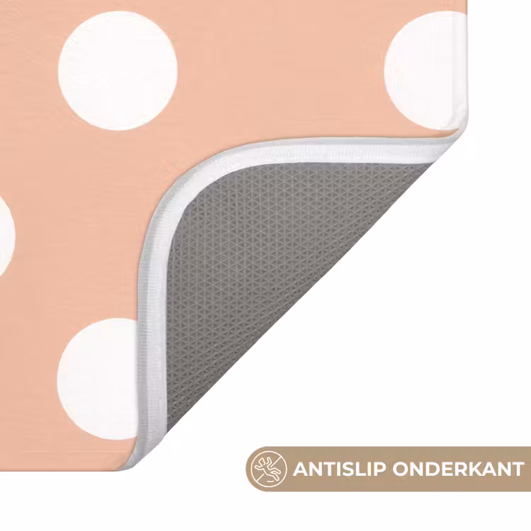 Klassiek - Polka - Perzik Badmat klein 997 -USP_AntislipNL