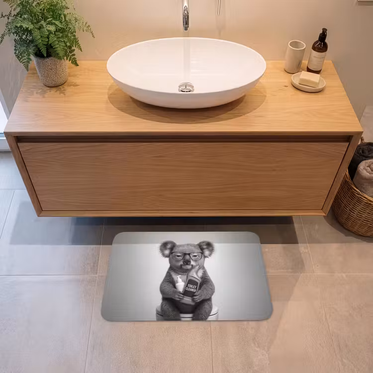 Koala - Bril - Toilet Badmat klein -sfeer1