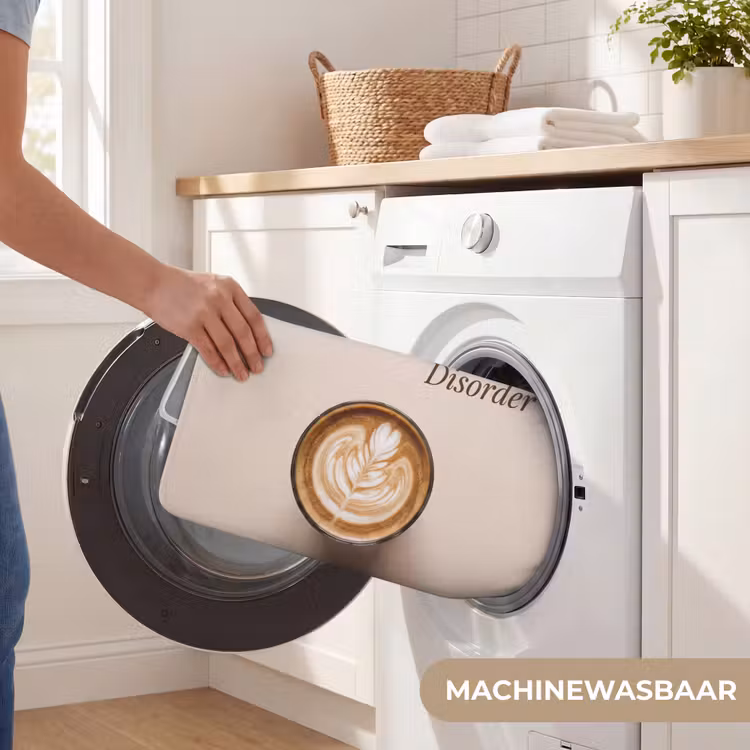 Koffie - Obessive Coffee Disorder - Beige Badmat klein -USP_WasbaarNL