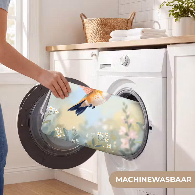 Kolibrie - Illustratie - Kleurrijk Badmat middel -USP_WasbaarNL