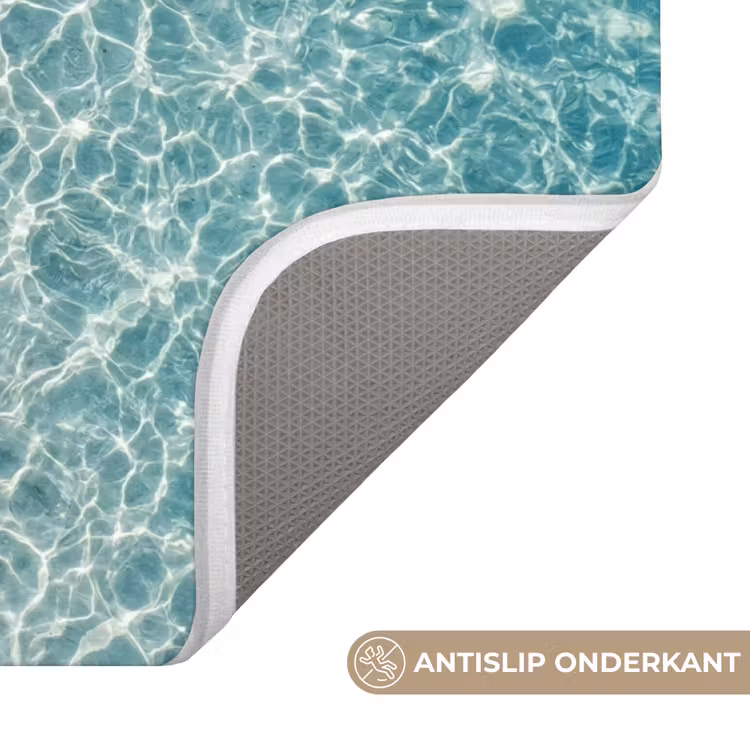 Kust - Zand - Blauw Badmat klein -USP_AntislipNL