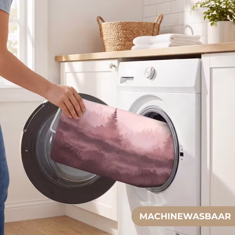 Landschap - Mistig - Roze Badmat klein -USP_WasbaarNL