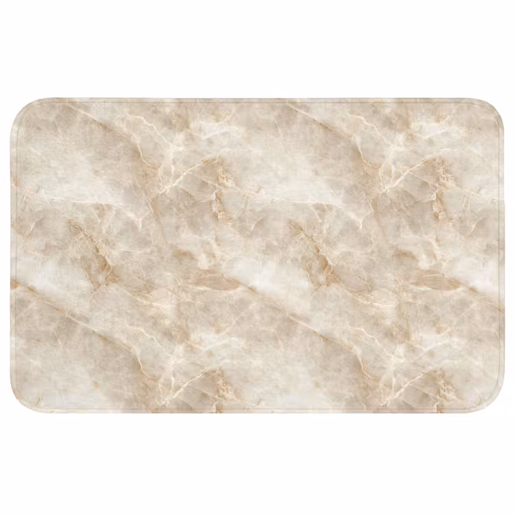 Lichtbeige - Onyx - Subtiel Badmat klein 997 -3d