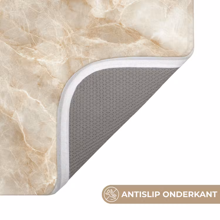 Lichtbeige - Onyx - Subtiel Badmat klein 997 -USP_AntislipNL