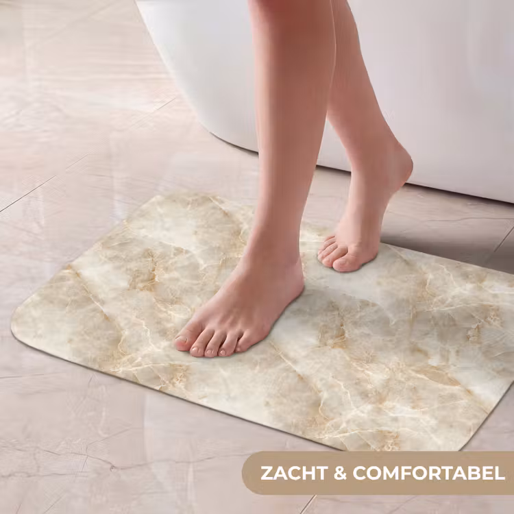 Lichtbeige - Onyx - Subtiel Badmat klein 997 -USP_ZachtNL