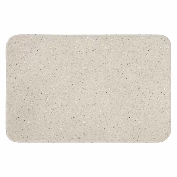Lichtbeige - Terrazzo - Grijs Badmat klein 997 -3d