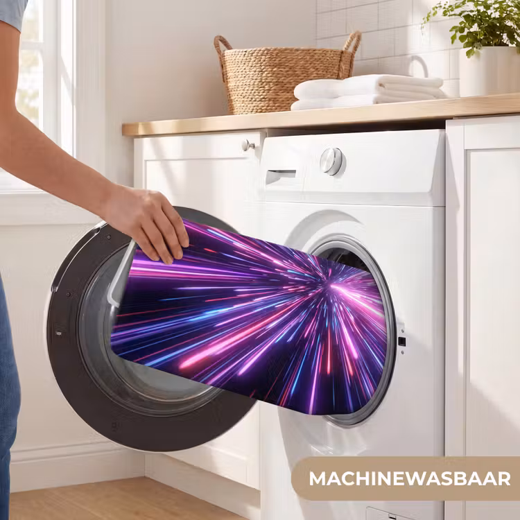 Lichtsnelheid - Ruimte - Roze - Paars Badmat klein -USP_WasbaarNL