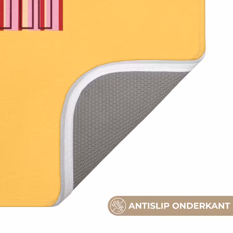 Love yourself - Roze - Geel Badmat klein -USP_AntislipNL