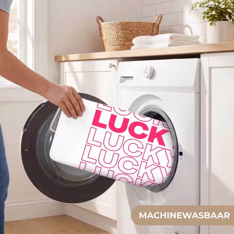 Lucky - Roze - Patroon Badmat klein -USP_WasbaarNL