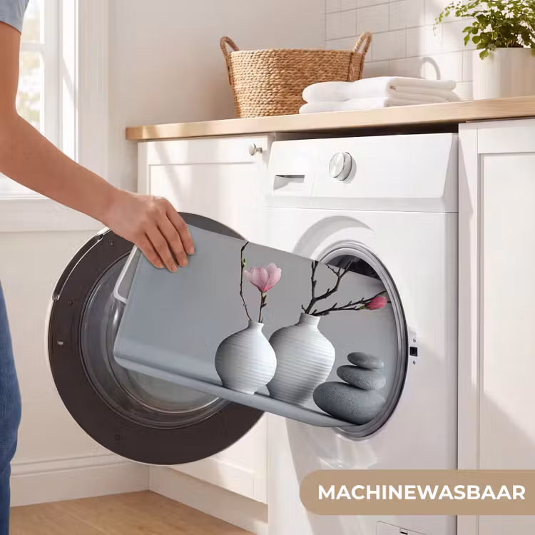 Magnolia - Bloemen - Roze - Zen stenen Badmat klein -USP_WasbaarNL