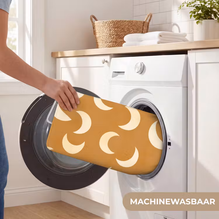 Manen - Patroon - Oker Badmat klein 997 -USP_WasbaarNL