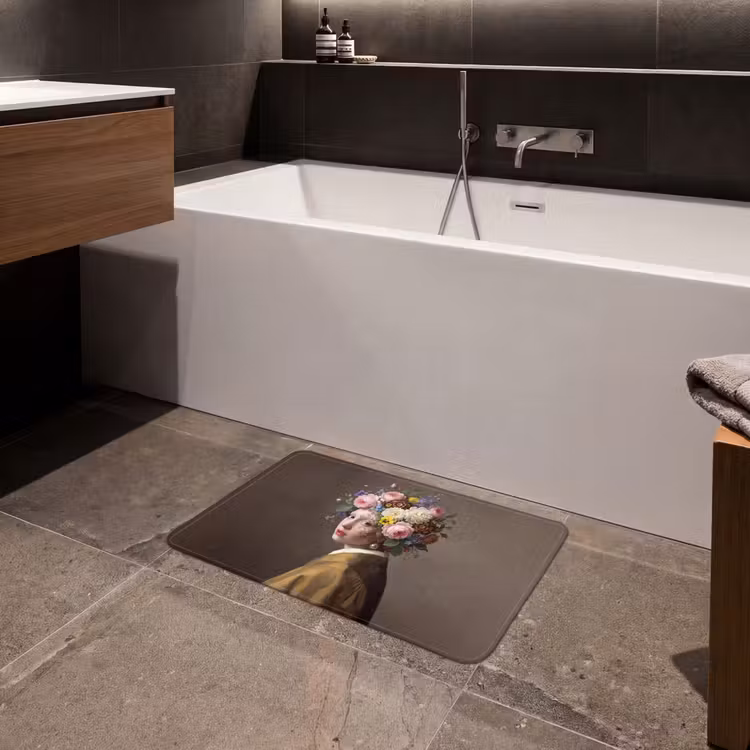 Meesterwerk - Modern - Kleurrijk Badmat klein -sfeer3
