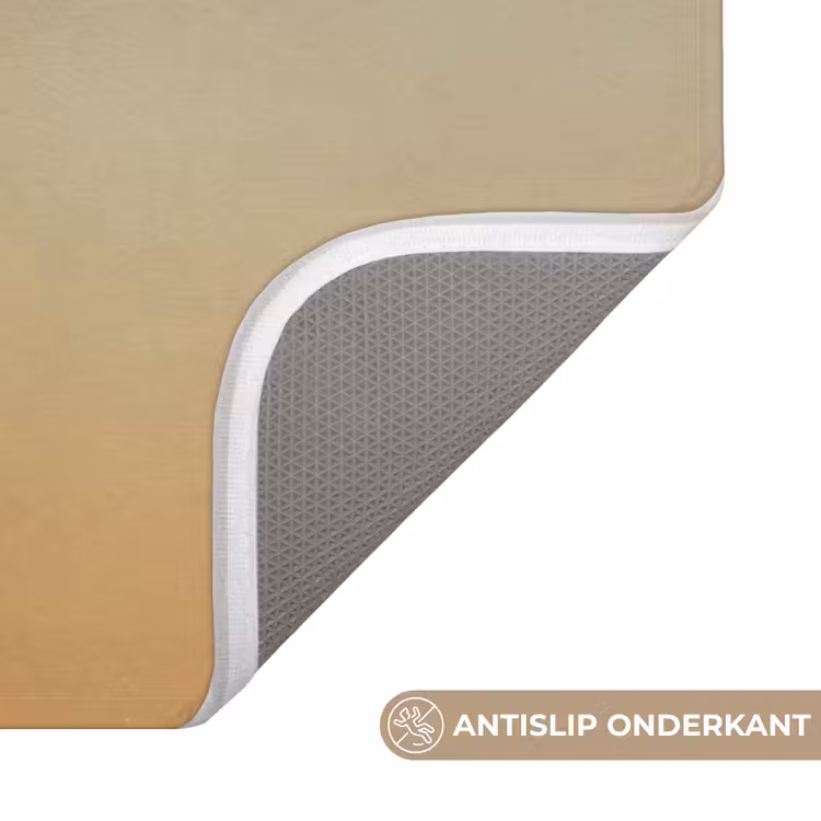 Minimalistisch - Silhouet - Oranje Badmat middel -USP_AntislipNL