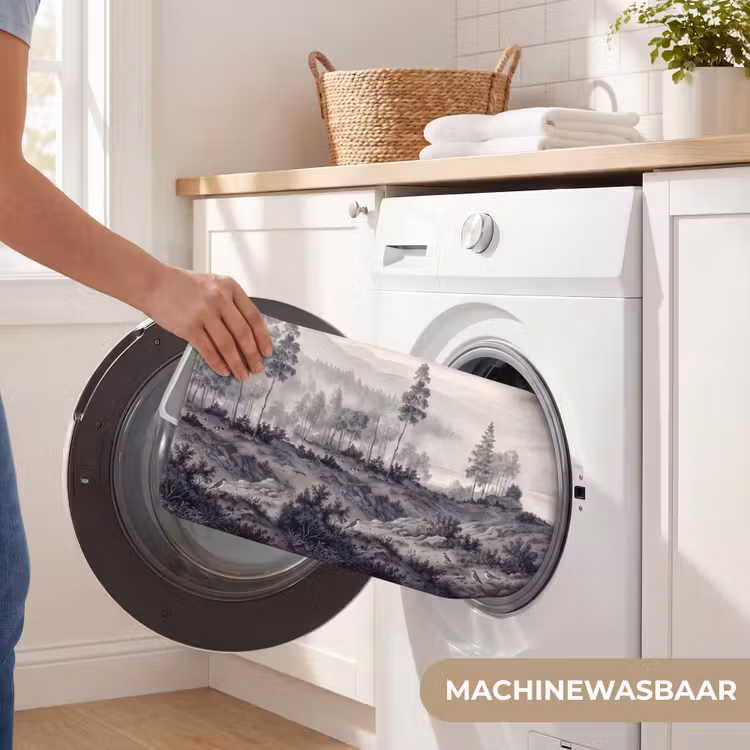 Mistig - Berglandschap - Illustratie Badmat klein -USP_WasbaarNL