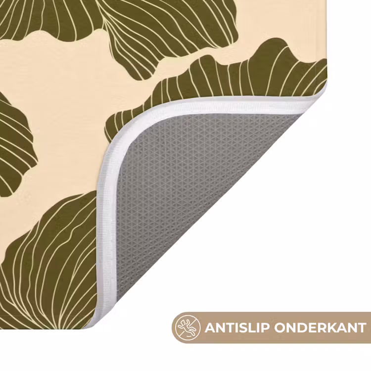 Modern - Abstract - Groen Badmat klein 997 -USP_AntislipNL