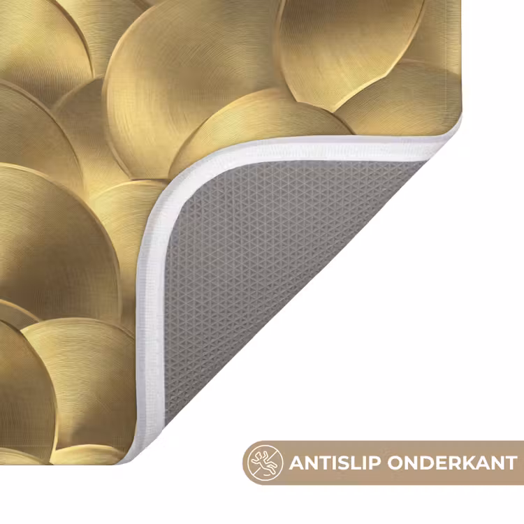 Modern - Cirkel - Goud Badmat klein 997 -USP_AntislipNL
