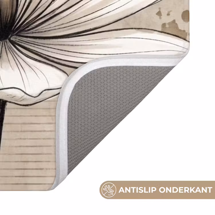 Modern - Design - Wit Badmat middel -USP_AntislipNL