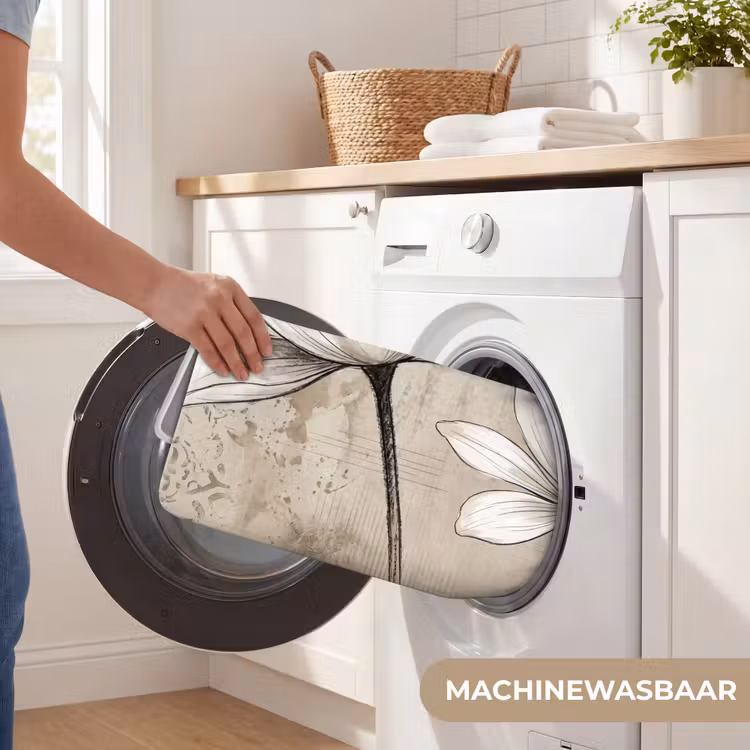 Modern - Design - Wit Badmat middel -USP_WasbaarNL