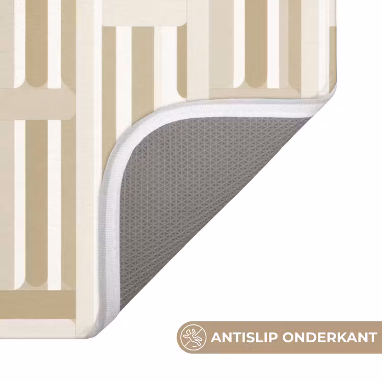 Modern - Geometrisch - Beige Badmat klein 997 -USP_AntislipNL