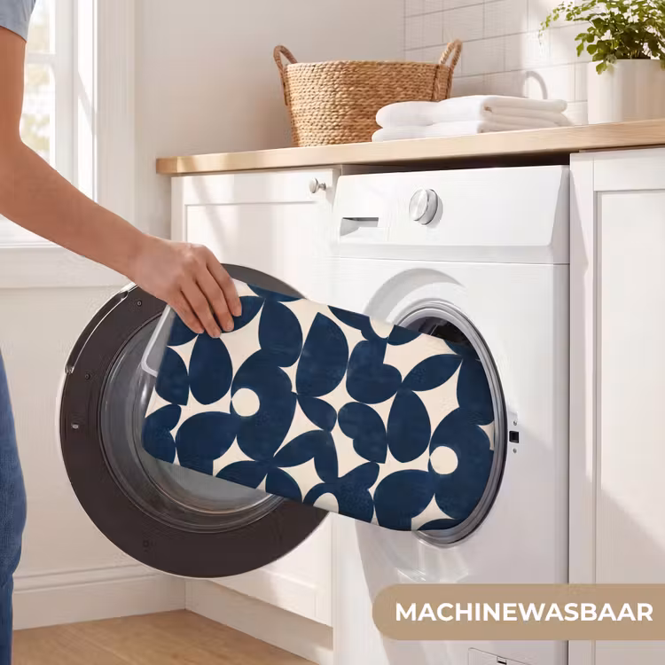 Modern - Geometrisch - Blauw Badmat klein 997 -USP_WasbaarNL