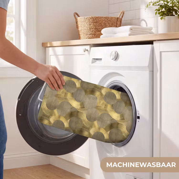 Modern - Geometrisch - Goud Badmat klein 997 -USP_WasbaarNL
