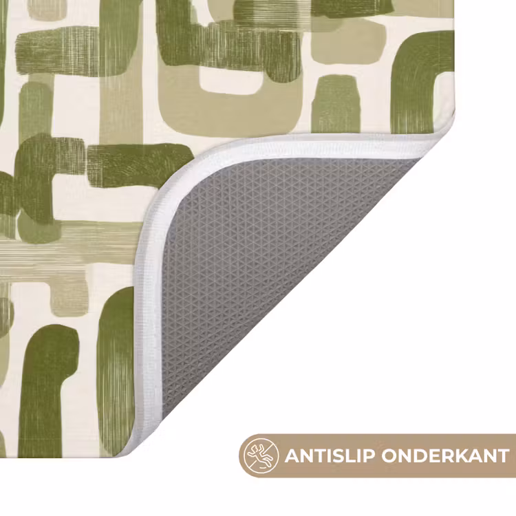 Modern - Grafisch - Groen Badmat klein 997 -USP_AntislipNL