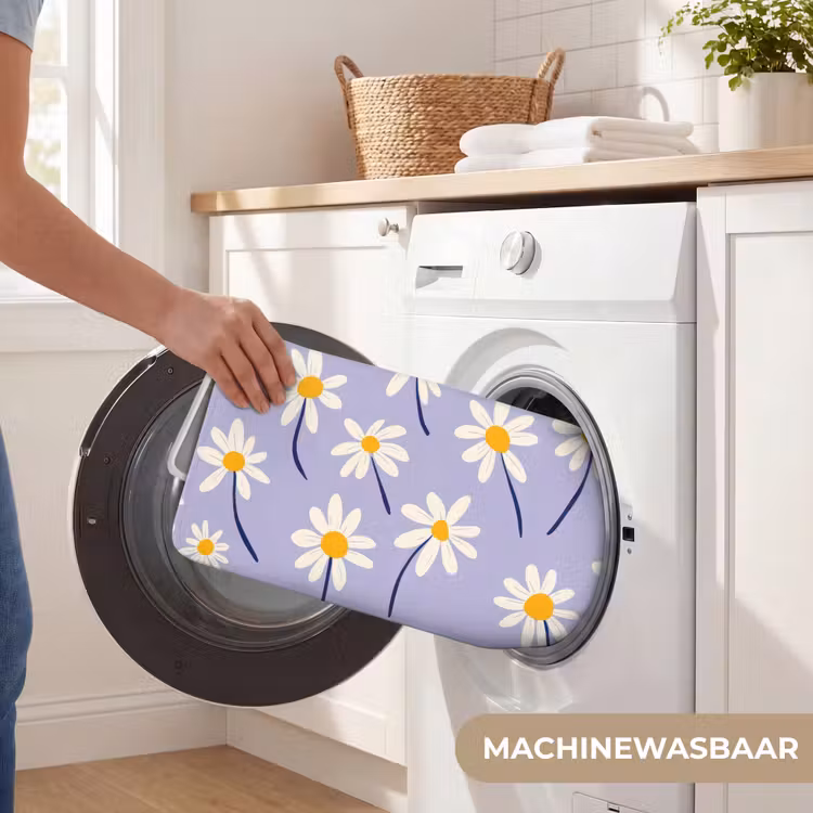 Modern - Madelief - Paars Badmat middel 997 -USP_WasbaarNL