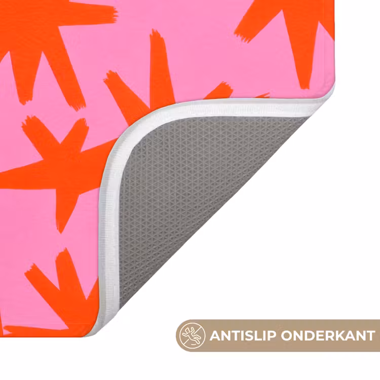Modern - Sterren - Roze Badmat klein 997 -USP_AntislipNL