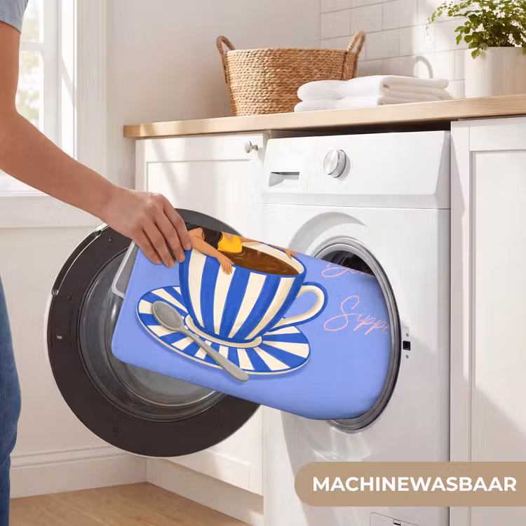 Mok - Koffie - Vrouw - Paars Badmat klein -USP_WasbaarNL