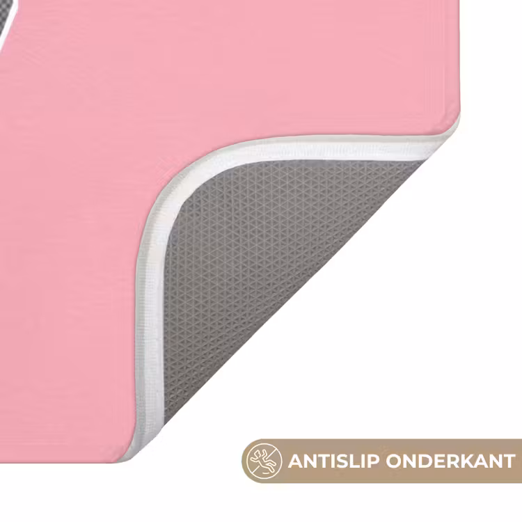 Mond - BLAH BLAH - Roze Badmat klein -USP_AntislipNL