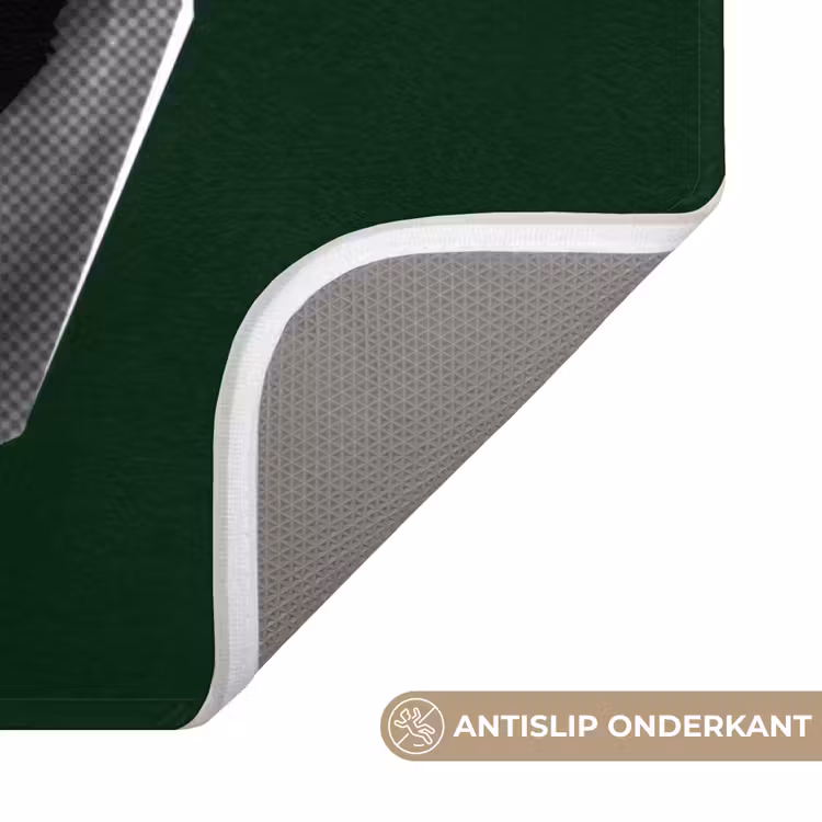 Mond - Groen - Illustratie - BLAH BLAH Badmat klein -USP_AntislipNL