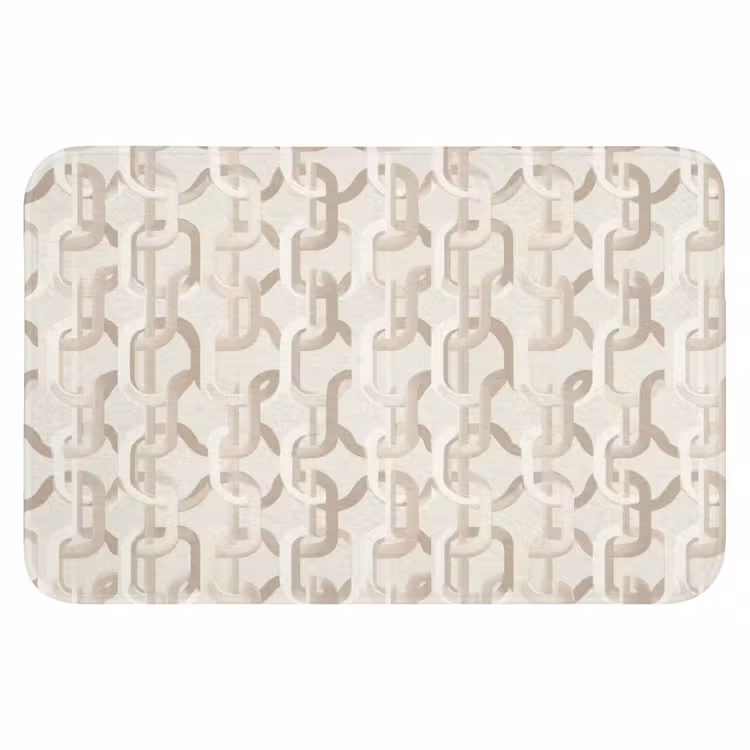 Motief - Abstract - Beige Badmat klein 997 -3d