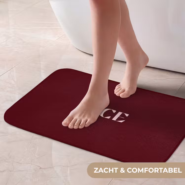Nice - Bordeaux - Roze Badmat klein -USP_ZachtNL