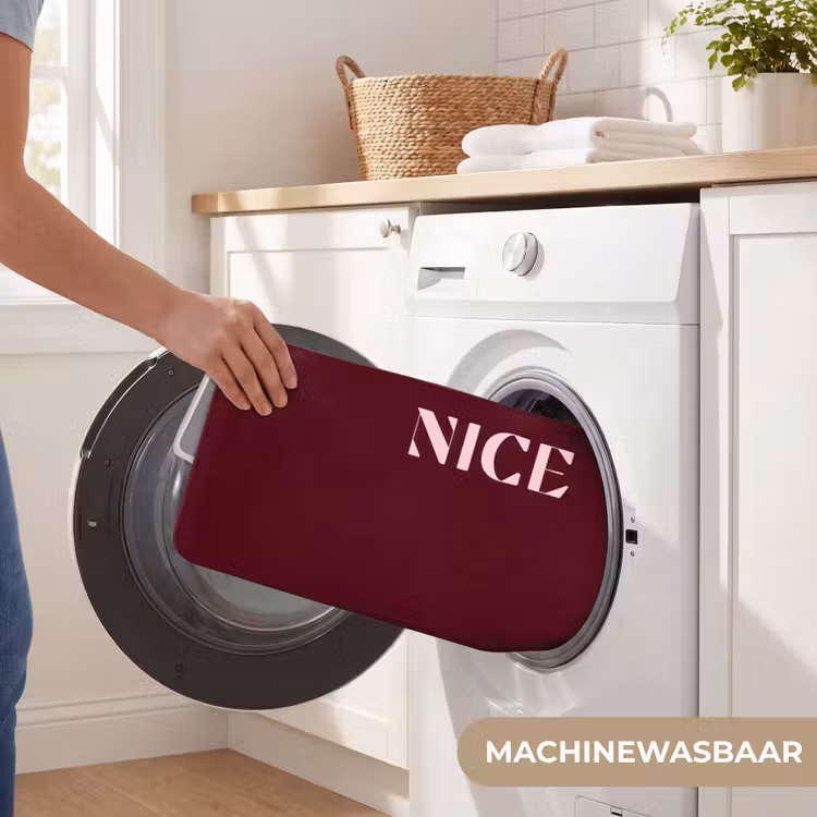 Nice - Bordeaux - Roze Badmat klein -USP_WasbaarNL