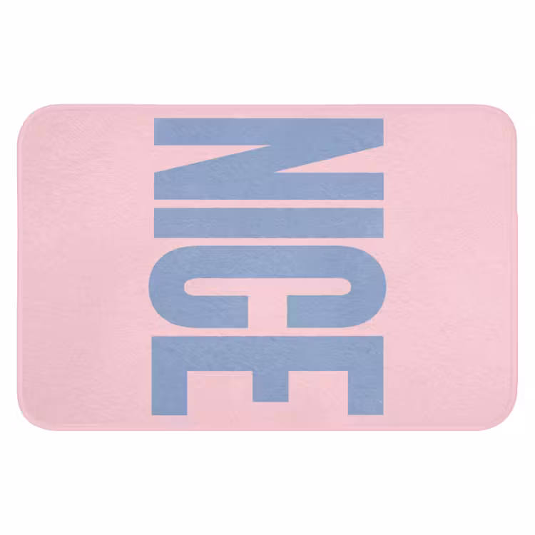 Nice - Paars - Roze Badmat klein -3d