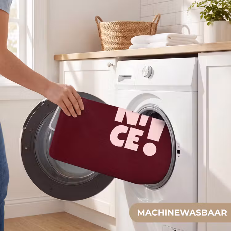 Nice - Uitroepteken - Rood Badmat klein -USP_WasbaarNL