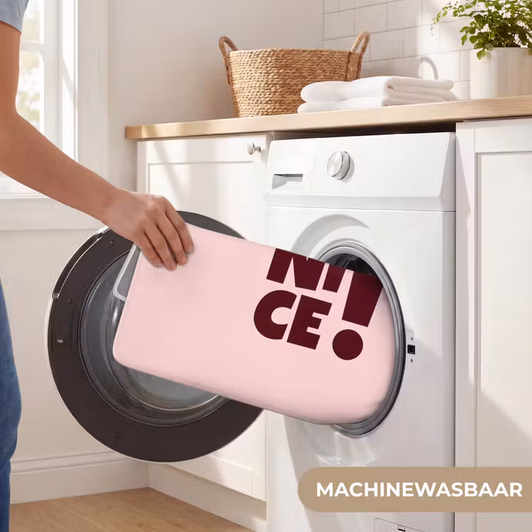 Nice - Uitroepteken - Roze Badmat klein -USP_WasbaarNL