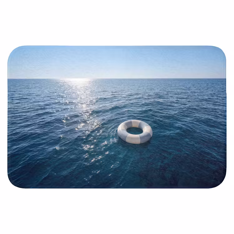 Oceaan - Zwemband - Horizon Badmat klein -3d